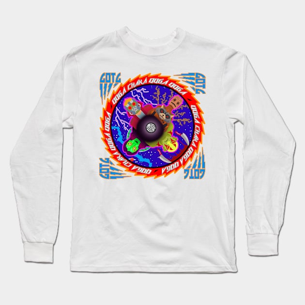 Chak and Roll Over Long Sleeve T-Shirt by maxheron